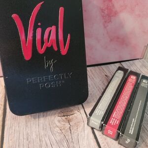 Perfectly Posh Vial Lip Set - Posh Pink